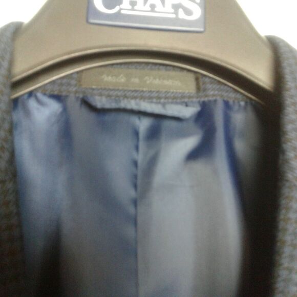 Chaps  Mens Sport Coat Blazer Suit Jacket Blue size 44R - Picture 2 of 7